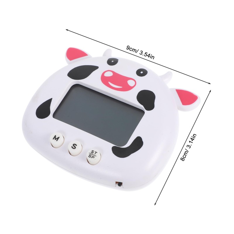 Gatuida Adorable Cartoon Countdown Timer Compact Portable Kitchen Timer for