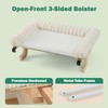 Zakkart Mellow Cat Perch for Windowsill with Hardwood Frame (Beige,