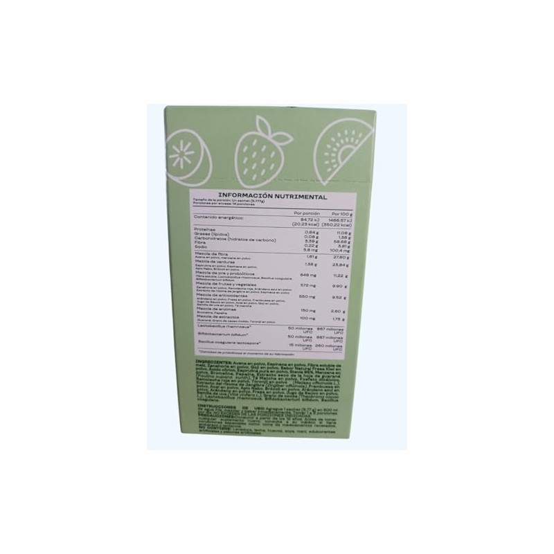 Bloom Greens Superfoods 14 Sobres Individuales P Llevar Fresa-Kiwi