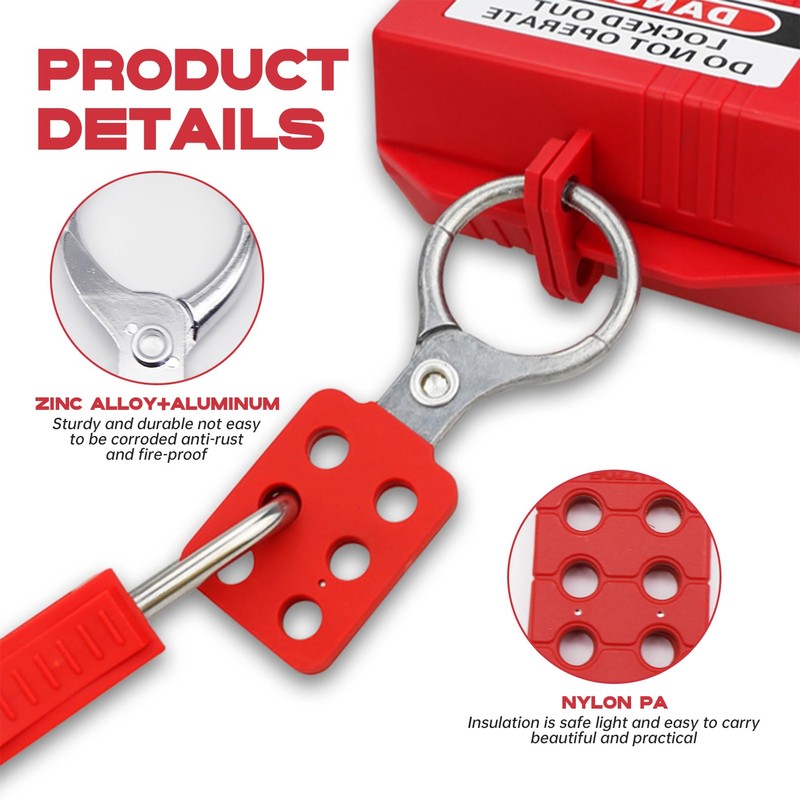 Hasp, padlock, mini master lock for lock, safety latch compartment,