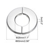 sourcing map 2-Piece Rod Split Flange 201 Stainless Steel Round