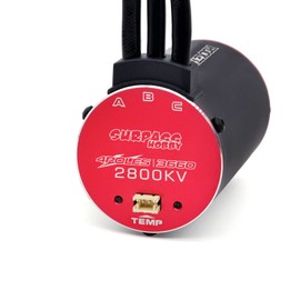 Surpass Rocket V2 Supersonic 3660 2800kv Brushless Motor,Waterproof 4P RC Sensored BL Motor for 1/10 RC Remoter Truck
