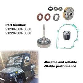 munirater Wet Clutch Shoe Kit Replacement for Bennche Bighorn 500 700 Supermach UTV 500 700 21230-003-0000 21220-003-0000