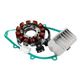 Artudatech Generator Stator Regulator Rectifier & Gasket For Honda Grom MSX 125 2017-2020 For Honda 2019 GROM125A AC - GROM 125 ABS For Honda 2020 GROM125 For Honda 2020 GROM125A