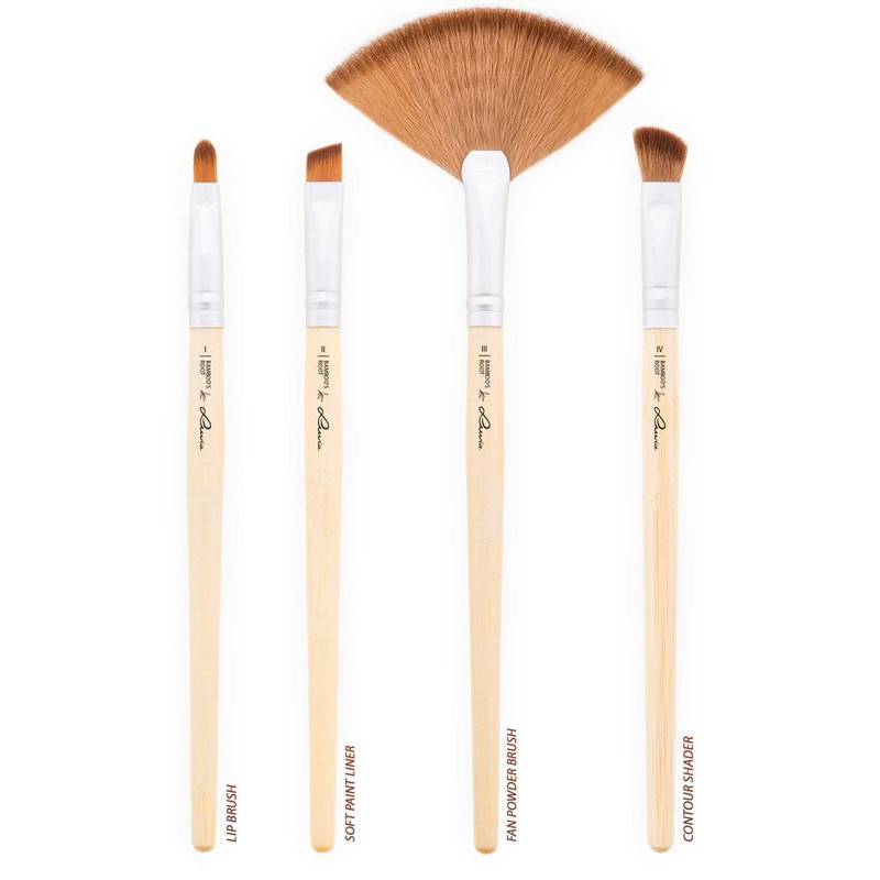 Luvia Cosmetics Vegan Cosmetic Brush, 12 Make-Up Brushes in Brush