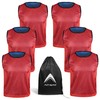 Athllete - playera de baloncesto reversible (juego de 6 camisetas),