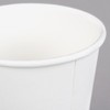 White Paper Hot Coffee Tea Drinking Cups 12oz.- 350ml. (Pack