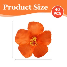 SIRLOMU 6 Piece Hawaiian Flower Hair Clip, Plumeria Hair Clip, Flower Hair Clip, Fancy Flower Hair Clip, Hair Accessories for Beach Party Wedding