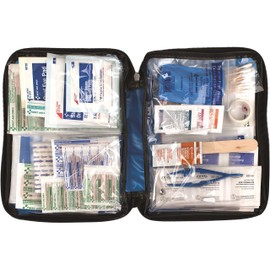 First Aid Only FAO-428 All-Purpose Emergency First Aid Kit for Home, Car, Travel, and Business, 131 Pieces