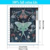 Cross Stitch Kit Adult,Moth Embroidery Kits for Beginners Adults,11 CT