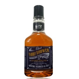 Placenta Life Body Shower With Ginseng Control stress ( Menthol Freshness all Day) 335 ml.