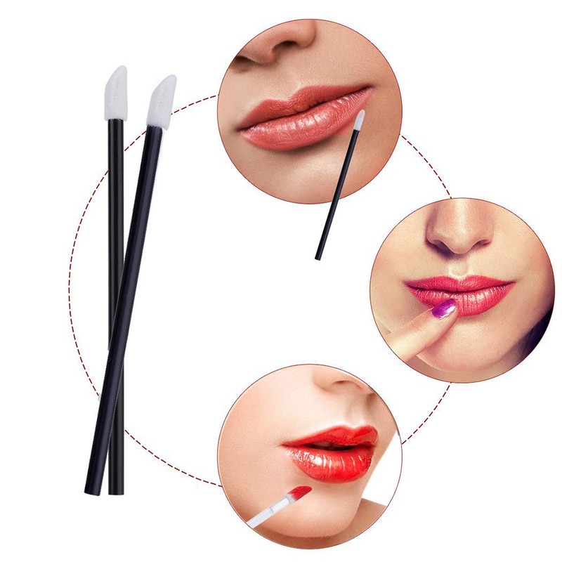 Pack of 250 Disposable Eyelash Brushes, Portable Lip Brush, Disposable