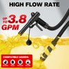 AIDERAR 3.8 GPM Fuel Transfer Pump Battery Operated with Auto-Stop