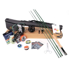 M MAXIMUMCATCH Maxcatch Premier Fly Fishing Rod and Reel Combo Complete 9' Fishing Outfit