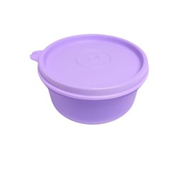 Tupperware Sommer Drops Bowl with Hanging Lid Leak-Proof Hitparade Fresh Drops 350 ml 350 ml Food Storage Container (Purple 250 ml)
