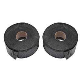 Asphalt Crack Filler Tape, Self-Adhesive Pavement Tape, 2 Rolls 3.94in X 50ft Driveway Crack Sealer Asphalt Patch, for Parking Roof Asphalt Cement Road