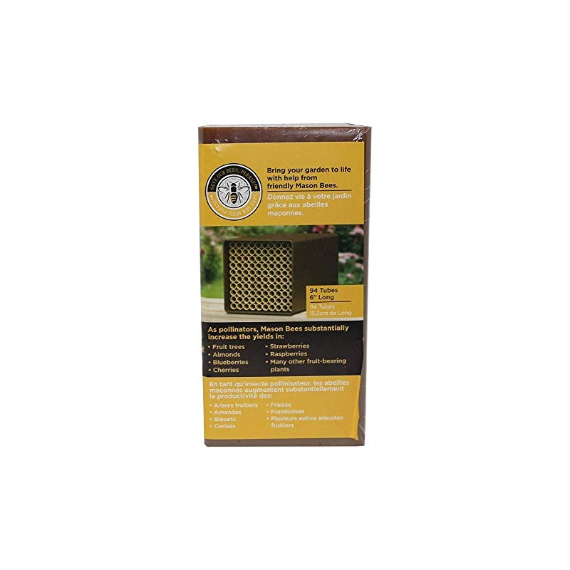 Woodlink 991100 28555 Replacement Mason Bee Fiberboard Nesting Tubes Insect
