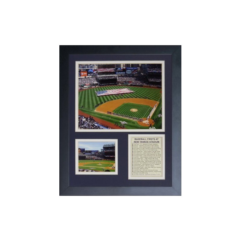 Legends Never Die Current Yankee Stadium Framed Photo Collage, 11x14-Inch