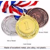 Dokpav Medallas de Metal de 6.5cm, 12Pzs Medallas para Ganadores