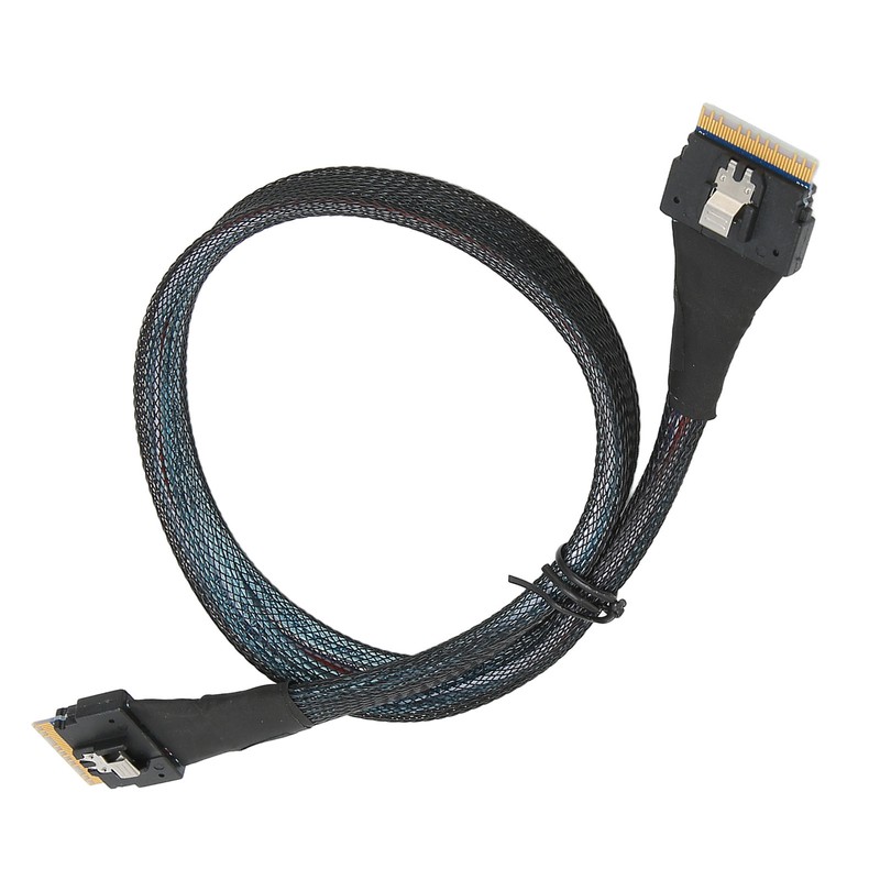 Data Transmission Cable Slim SAS SFF‑8654 8i to SFF‑8654 8i