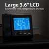 Magnasonic Projection Alarm Clock with AM/FM Radio, Battery Backup, Auto