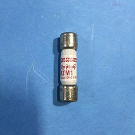 Ferraz Shawmut Amp-Trap ATM1 Fast Acting Low Voltage Fuse, 1 A, 600 VAC/VDC, 100 kA Interrupt, Class Midget