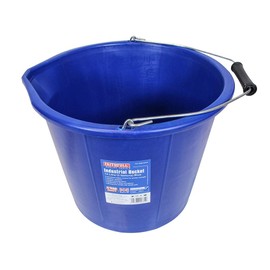 Faithfull FAI3GBUCKIN 14 Litre (3 Gallon) Blue Heavy Duty Builders Bucket