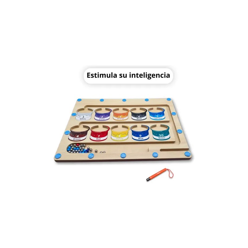 Laberinto Magnético Montessori Edu Tree 3 Didáctico Premium