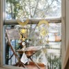KEINIA Suncatchers Hanging Crystals for Windows, Sun,Moon and Star Hanging
