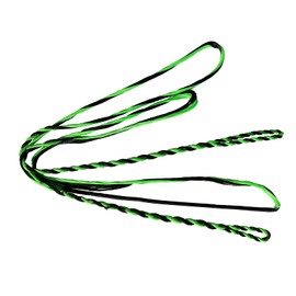 DEERACE D97 Flemish Fast Flight Bow String Replacement Bowstring for Traditional Longbow Recurve Bow (AMO 54" (Bow Length), Green)