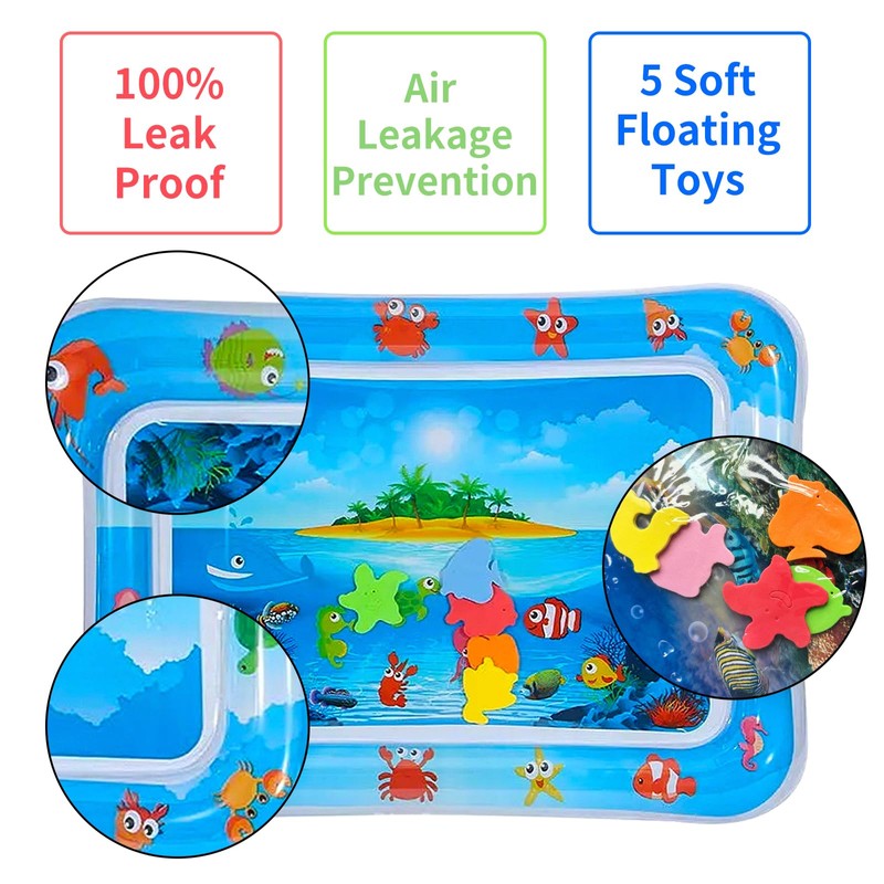 YumSur Sensor Water Playmat, Thickened Water Sensor Play Mat For