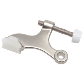 Nuk3y Hinge Pin Heavy Duty Adjustable Door Stop (1 Pack, Satin Nickel)