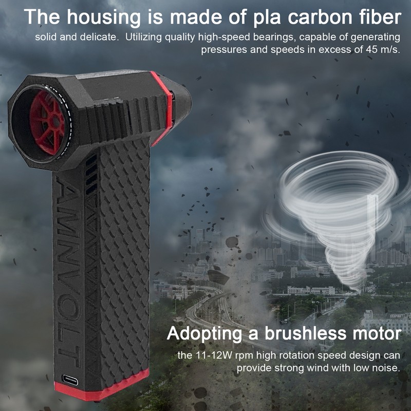 Brushless Motor Jet Fan Silent High Power 110,000RPM Turbofan Dust