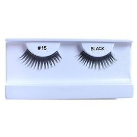 30 Pairs False Eyelashes Fake Eyelashes 100% Human Hair Black #15
