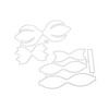 jojofuny 2 Sets Bowtie Metal Cutting Dies DIY Carbon Steel