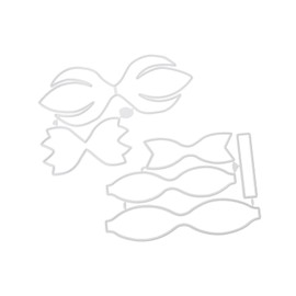 jojofuny 2 Sets Bowtie Metal Cutting Dies DIY Carbon Steel Molds for Scrapbooking Photo Album Decoration Precision Cutting Tools for Crafting Projects