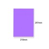 Globellapro 8 Sheets Gel Light Filter, Transparent Purple Plastic Sheets,