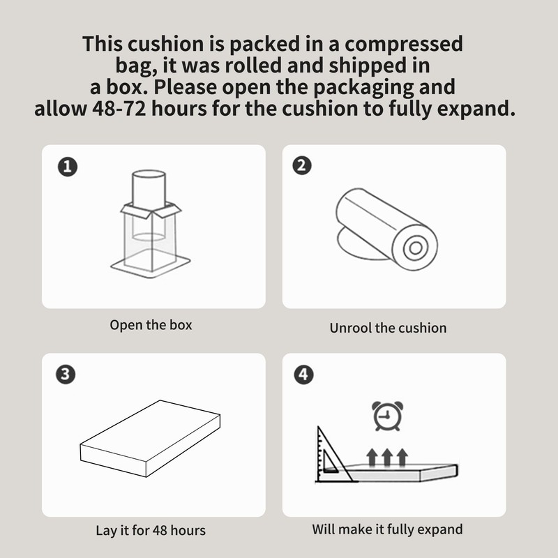 HOMBYS Glider Rocker Replacement Cushions 5 PCS with Storage Side