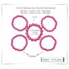 BA UNIQUE FASHION Women's Faux Pearl Stretch Bracelet 5 PCS