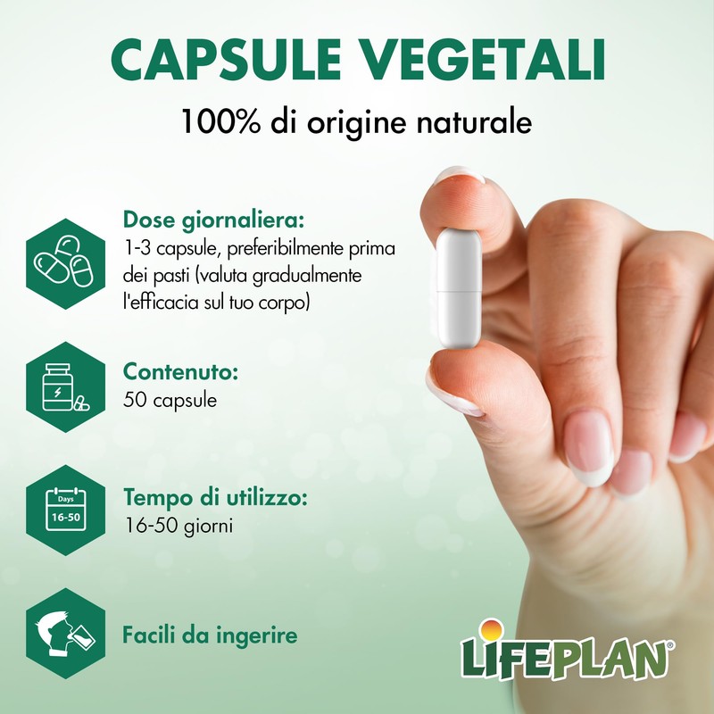 Lifeplan Acidophilus and Rhamnosus Vegicap 50 Capsules