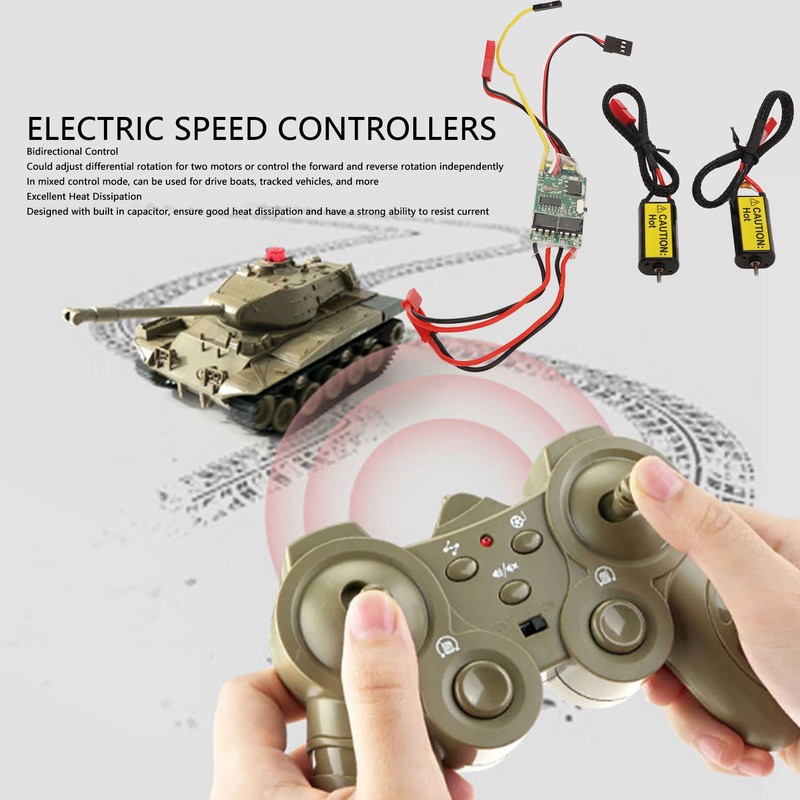 Electric Speed Controllers Dual Way Bidirectional 10A ESC Speed Control