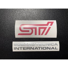 Oracal Fog Light Cover sticker Set Of 2 For STI PINK Vinyl Decals