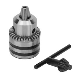 Tissting 3.0-16 mm B16 Drill Chuck, Capacity B16 Conical Bore Drill Chuck Keyed Chuck with Mini Chuck Key Stainless Steel Chuck Key for Lathes