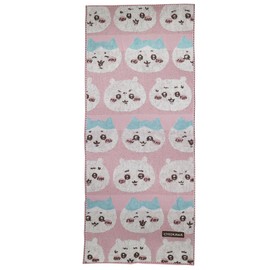 Marushin 0775018000 Face Towel, Chiwa, Line-up, Characters 100% Cotton, Antibacterial, Odor Resistant