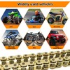 BIGLKNM Gold 420 X-Ring Chain 90 Links 420 Motorcycle Drive
