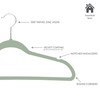 Simplify Slim Velvet Clothes Hangers | 100 Pack | Non-Slip
