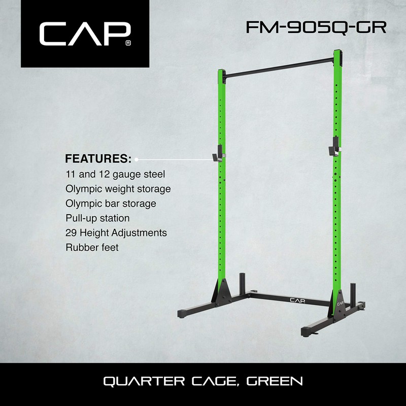 CAP Barbell Power Rack Exercise Stand, Green