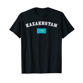 Kazakhstan Flag Sport Competition Pride Vacation Souvenir T-Shirt