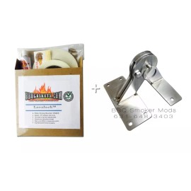 BBQgaskets.com Weber Smokey Mountain Lid Hinge & Gasket Mod Parts Kit - fits all WSM smokers