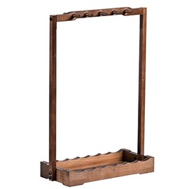 Cabilock Chinese Brush Shelf Pen Hanger Wood Brush Stand Rack Hanger with 10 Pins Calligraphy Sumi Painting Brush Pen Holder